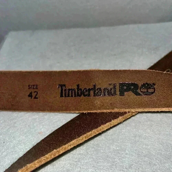 Timberland Pro Leather Belt office to casual work wear rugged durability - Picture 6 of 12